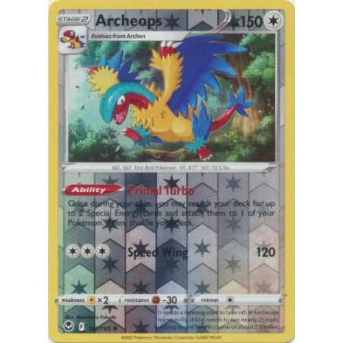 Archeops Reverse Holo 147/195 - Silver Tempest