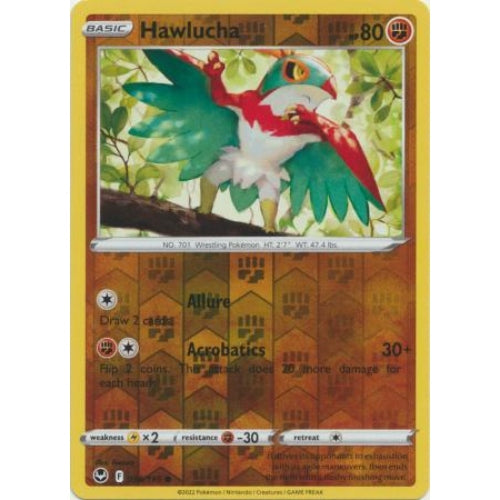 Hawlucha Reverse Holo 098/195 - Silver Tempest