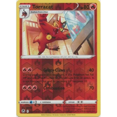 Torracat Reverse Holo 031/195 - Silver Tempest