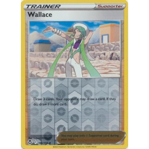 Wallace Reverse Holo 166/195 - Silver Tempest