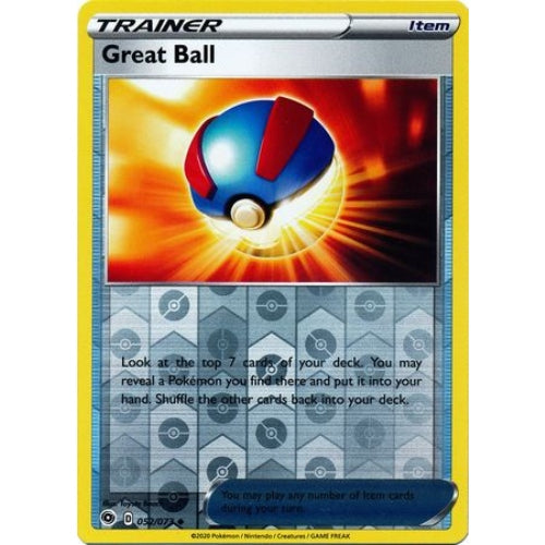 Great Ball 052/073 Reverse Holo Pokemon TCG - Champions Path