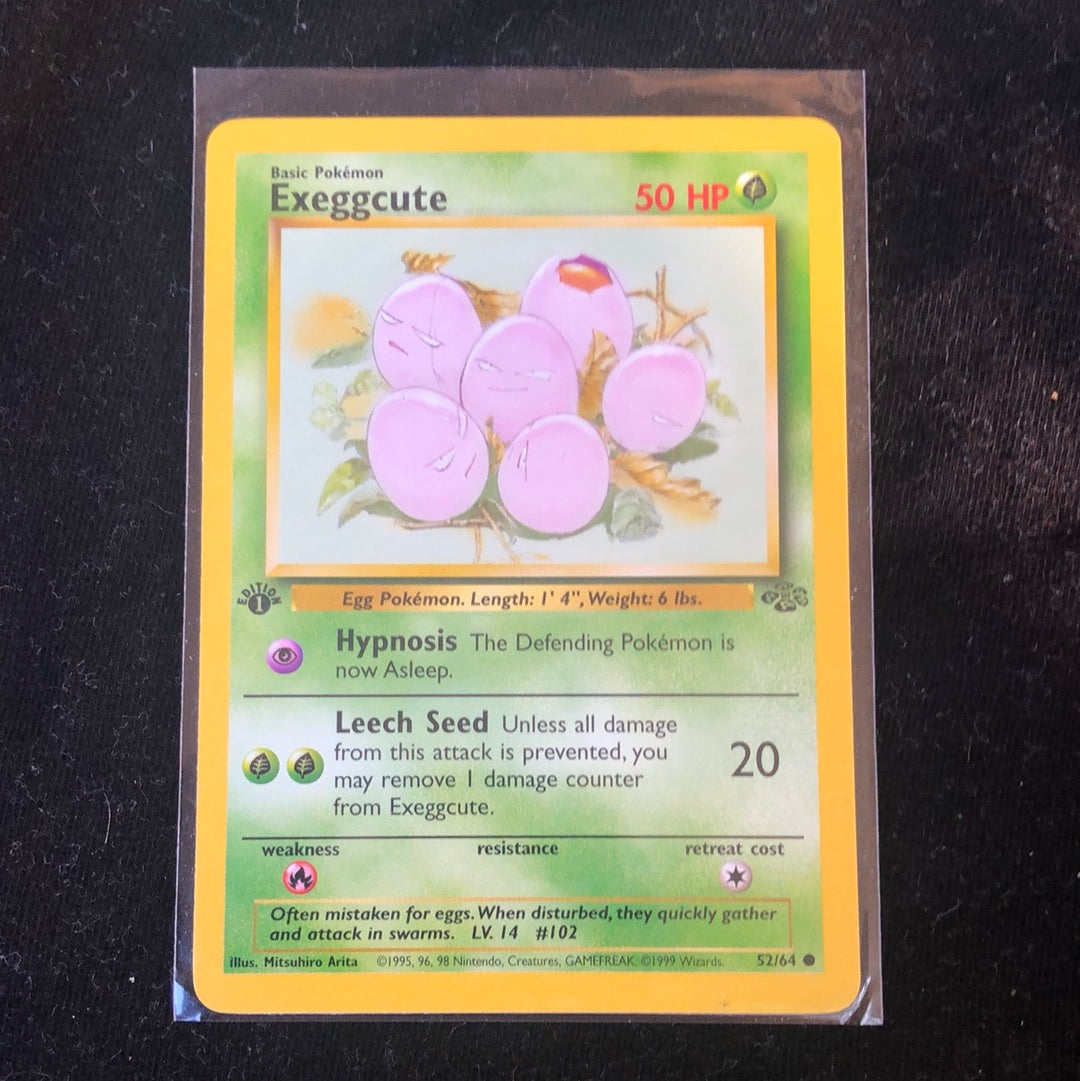 1999 WOTC 1st Edition Jungle Exeggcute 52/64