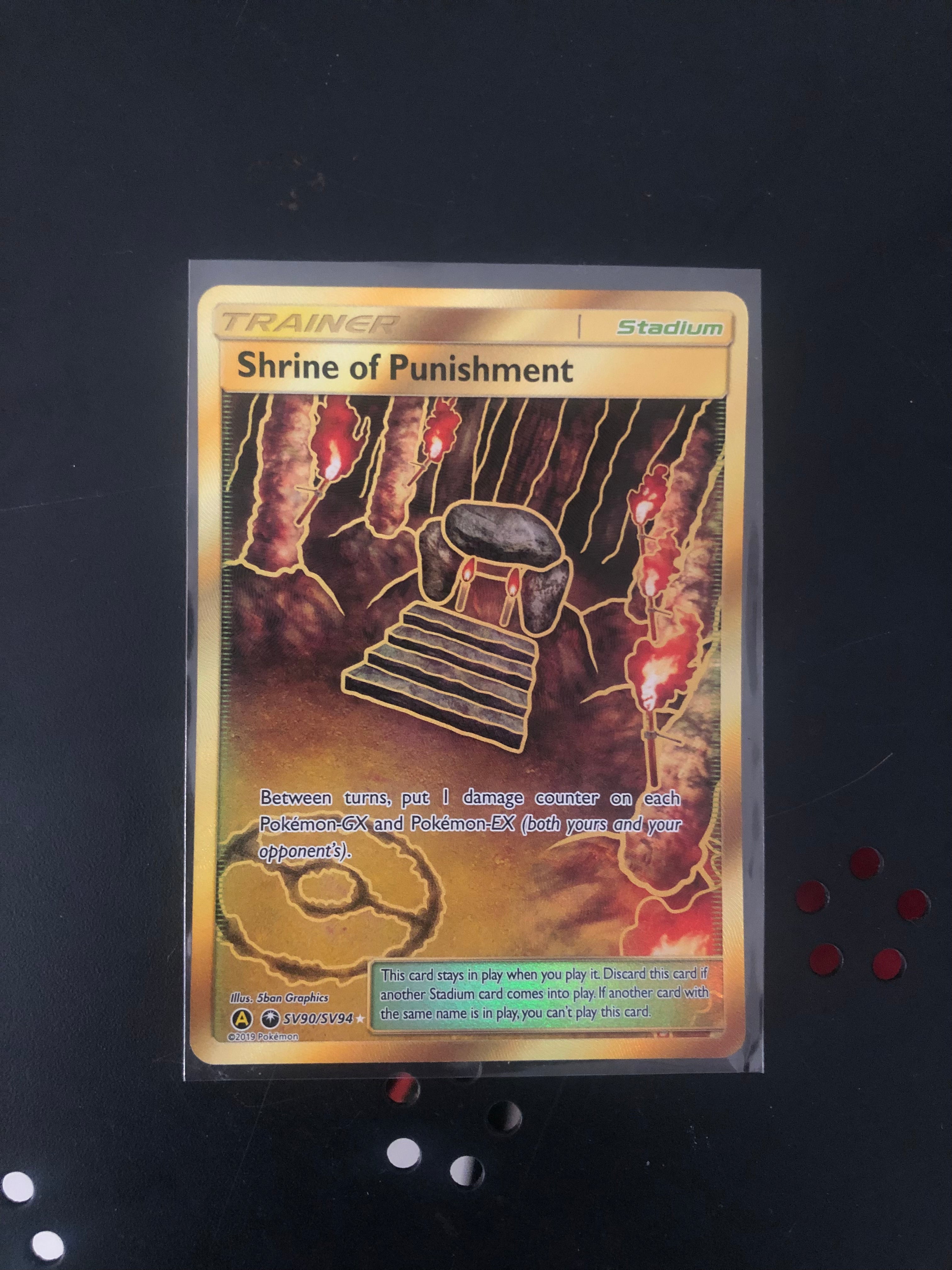 Shrine of Punishment - SV90/SV94 - Full Art Ultra Rare Hidden Fates Pokemon Card NM/Mint TCG